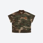 Distressed Camo Polo